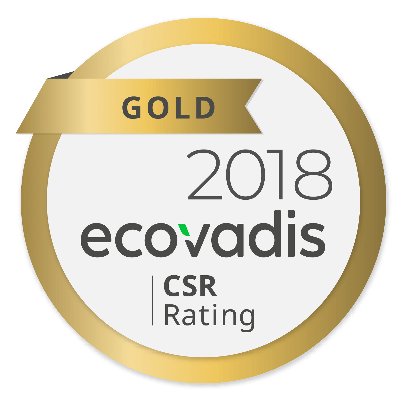 20181115 Ricoh awarded highest gold rating in EcoVadis global supplier survey for fourth year running