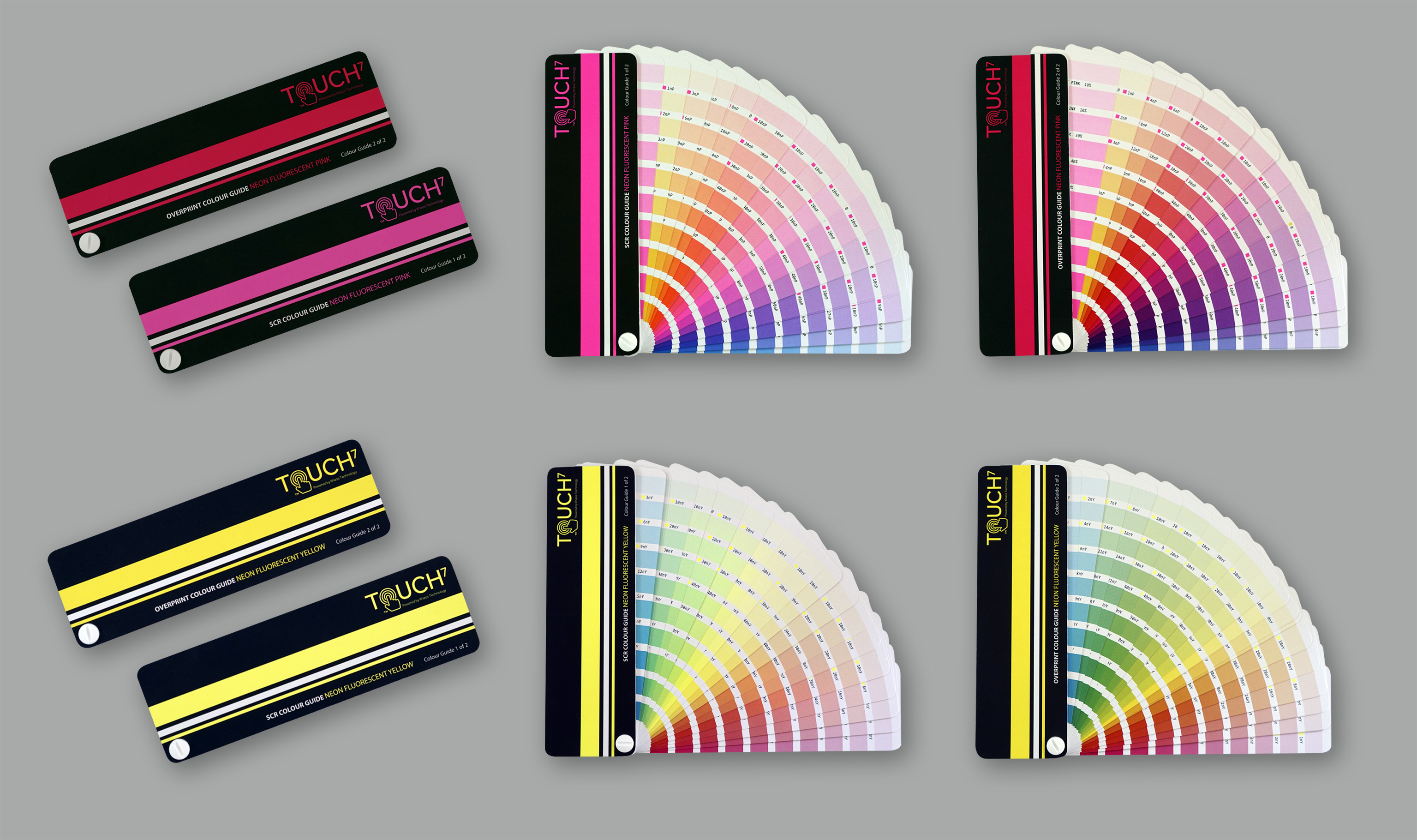 Čtyři digitální neonová barevná schémata Touch7 umožňují konzistentní reprodukci 1 520 barev.