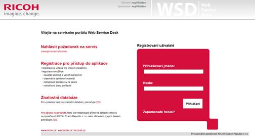 Registrace do služby eService
